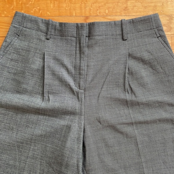 Lafayette 148 New York Wool Wide Leg High Waist Trouser Pants Size 10 B2 - Picture 2 of 7